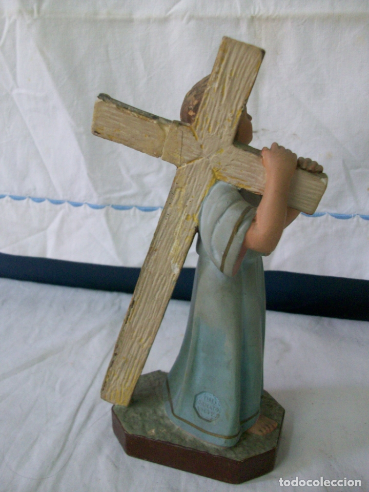 Antig&uuml;edades: NI&Ntilde;O JESUS-DE OLOT-ESTUCO - Foto 4