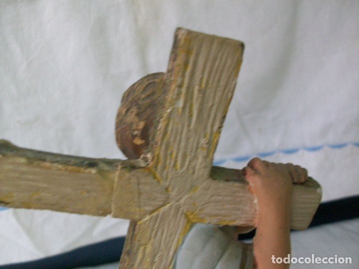 Antig&uuml;edades: NI&Ntilde;O JESUS-DE OLOT-ESTUCO - Foto 5