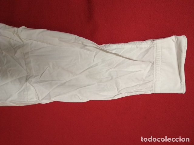 Antig&uuml;edades: ANTIGUA CAMISA DE ALGODON CON TABLAS TALLA 38 - Foto 6