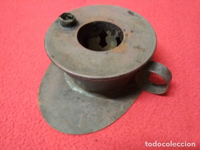 Antig&uuml;edades: ANTIGUO QUINQUE DE ACEITE EN HOJALATA - Foto 3