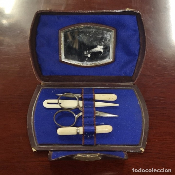 Antig&uuml;edades: Antiguo  Estuche de Manicura - Foto 1