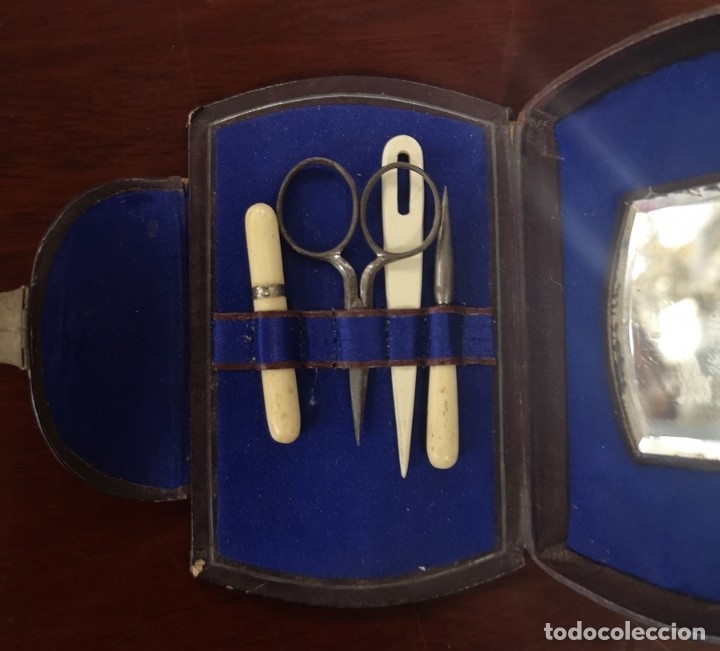 Antig&uuml;edades: Antiguo  Estuche de Manicura - Foto 4
