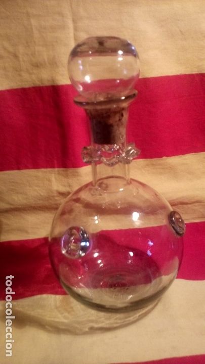 Antig&uuml;edades: BOTELLA CRISTAL MALLORQUIN . - Foto 1