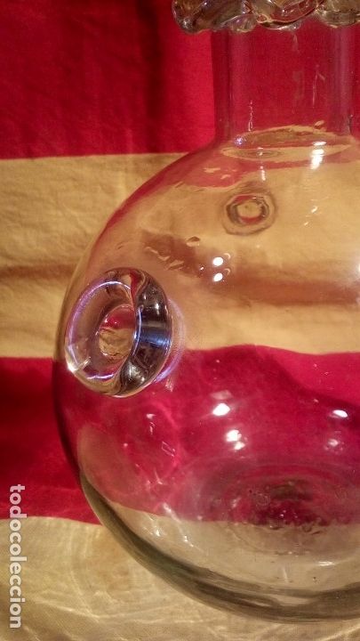 Antig&uuml;edades: BOTELLA CRISTAL MALLORQUIN . - Foto 2