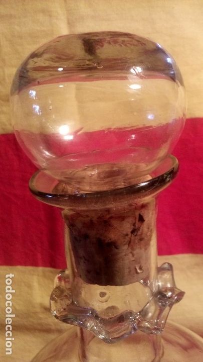 Antig&uuml;edades: BOTELLA CRISTAL MALLORQUIN . - Foto 3
