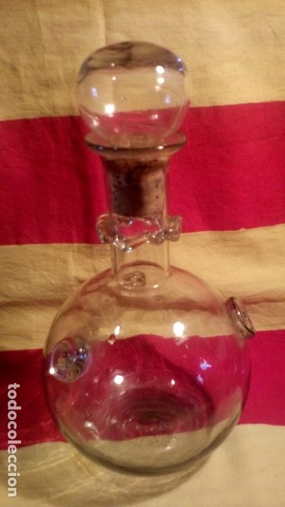 Antig&uuml;edades: BOTELLA CRISTAL MALLORQUIN . - Foto 4