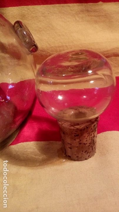Antig&uuml;edades: BOTELLA CRISTAL MALLORQUIN . - Foto 5