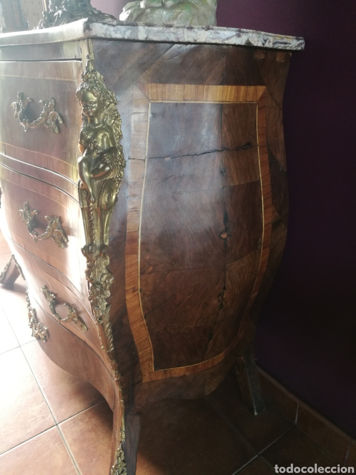 Antig&uuml;edades: C&oacute;moda Luis XV .siglo XVIII - Foto 5
