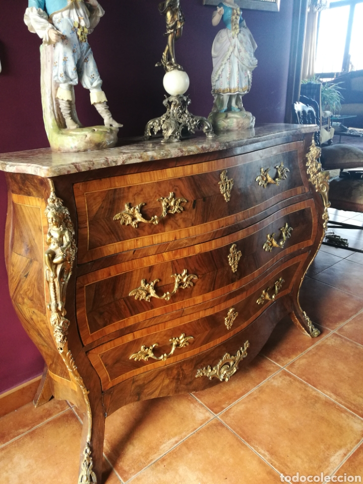 Antig&uuml;edades: C&oacute;moda Luis XV .siglo XVIII - Foto 9