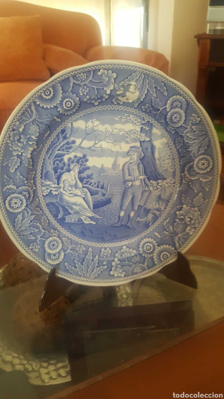 Antig&uuml;edades: Precioso plato spode blue room collection - Foto 1