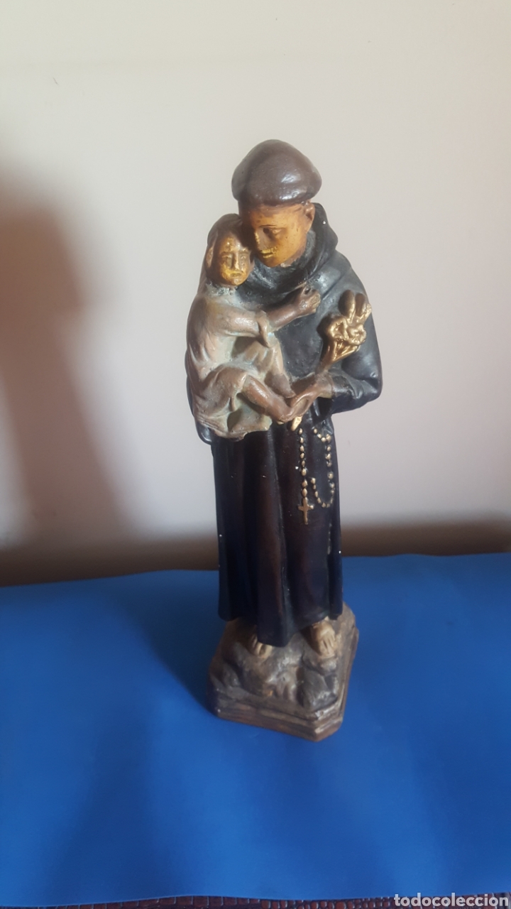 Antig&uuml;edades: Figura de San Antonio de Padua muy antigua