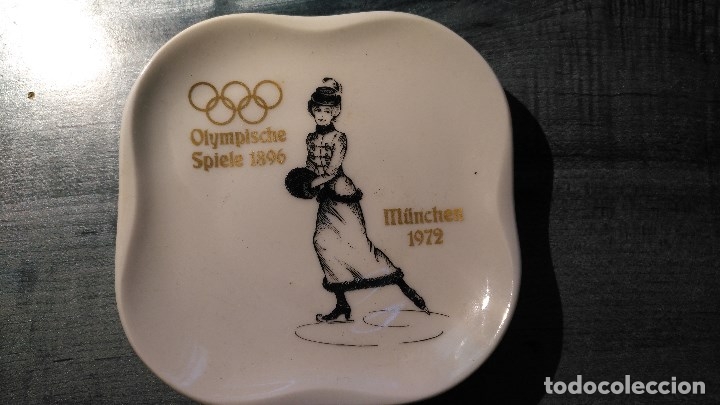 Antig&uuml;edades: PLATO OLIMPIADA M&Uuml;NCHEN 1972 - Foto 1