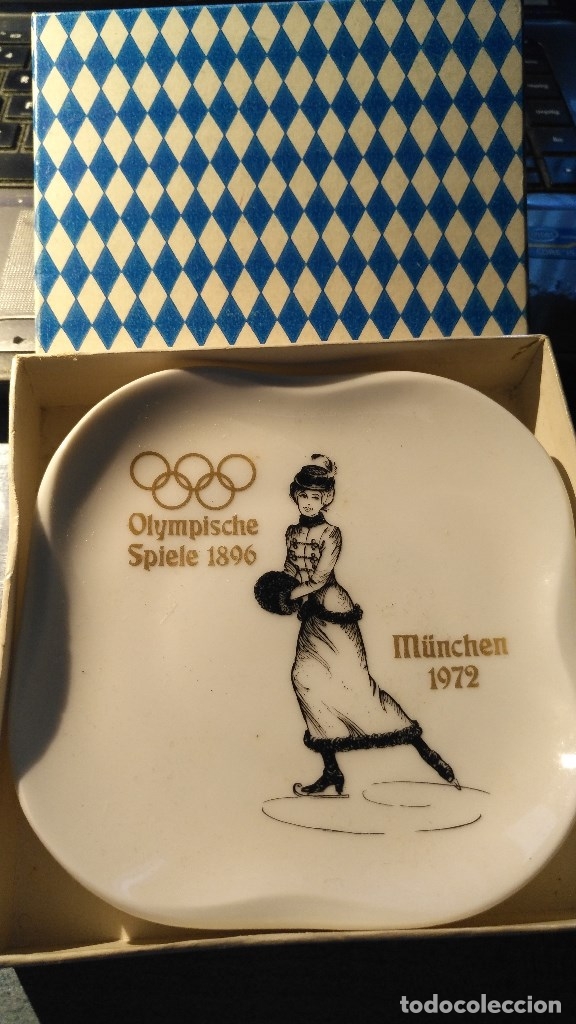 Antig&uuml;edades: PLATO OLIMPIADA M&Uuml;NCHEN 1972 - Foto 3