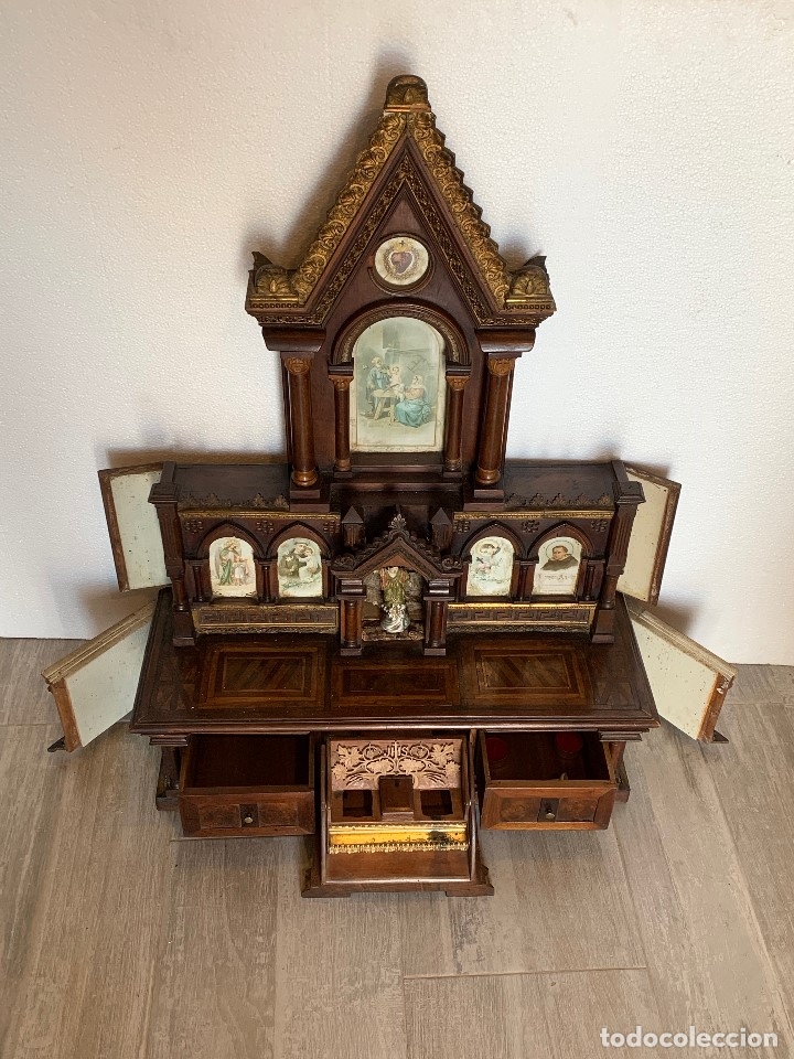 Antig&uuml;edades: - ANTIGUO RETABLO -CAPILLA - Foto 1