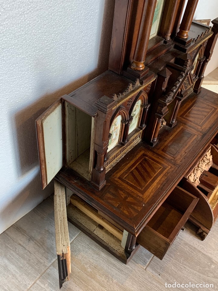 Antig&uuml;edades: - ANTIGUO RETABLO -CAPILLA - Foto 7