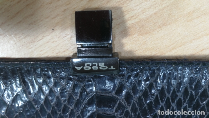 Antig&uuml;edades: MONEDERO BILLETERO DE PIEL DE COBRA - Foto 13