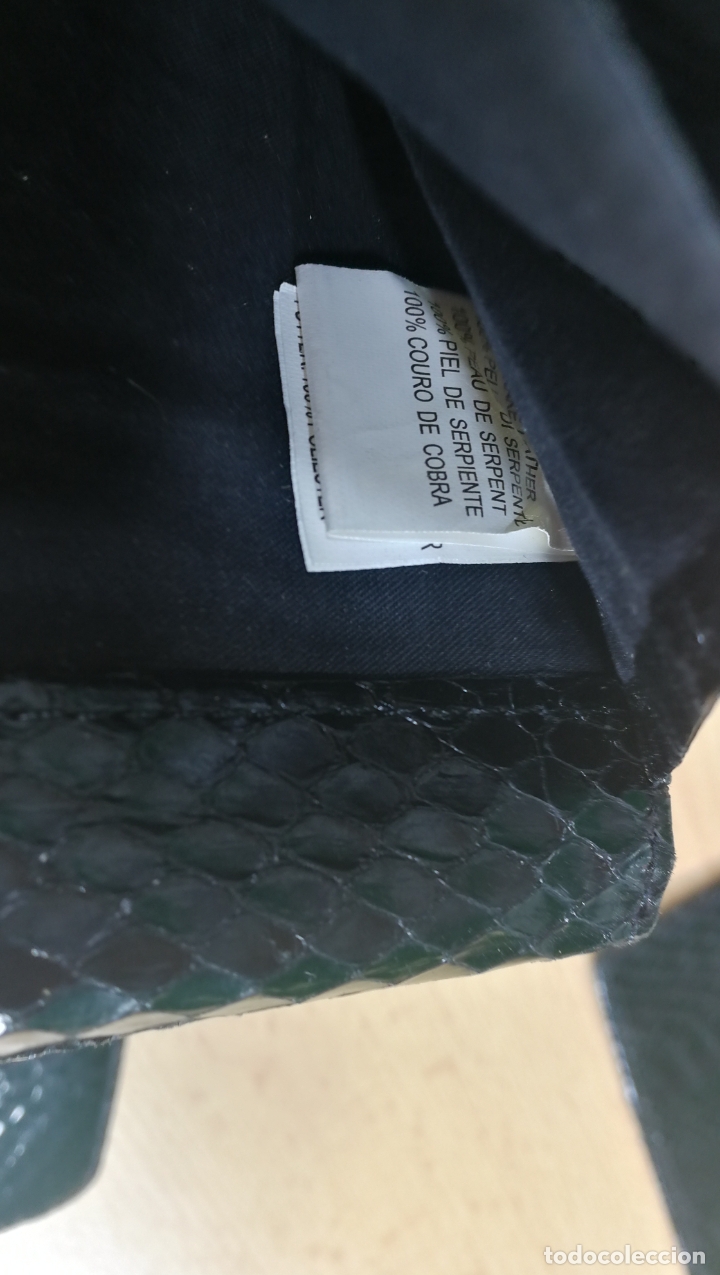 Antig&uuml;edades: MONEDERO BILLETERO DE PIEL DE COBRA - Foto 19
