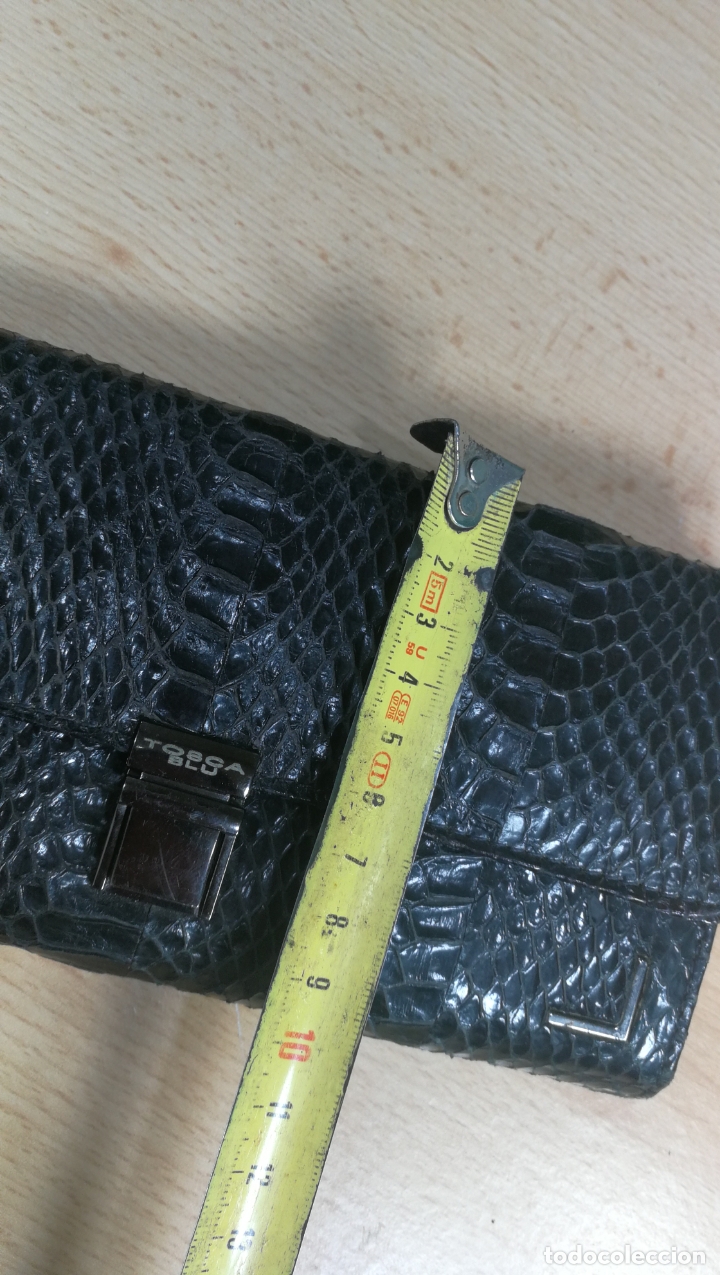 Antig&uuml;edades: MONEDERO BILLETERO DE PIEL DE COBRA - Foto 24