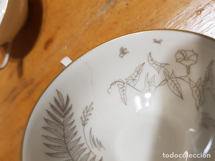Antig&uuml;edades: Juego de caf&eacute; con platos de postre de Bavaria - Foto 14