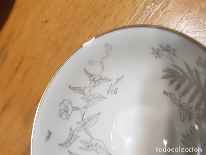 Antig&uuml;edades: Juego de caf&eacute; con platos de postre de Bavaria - Foto 15