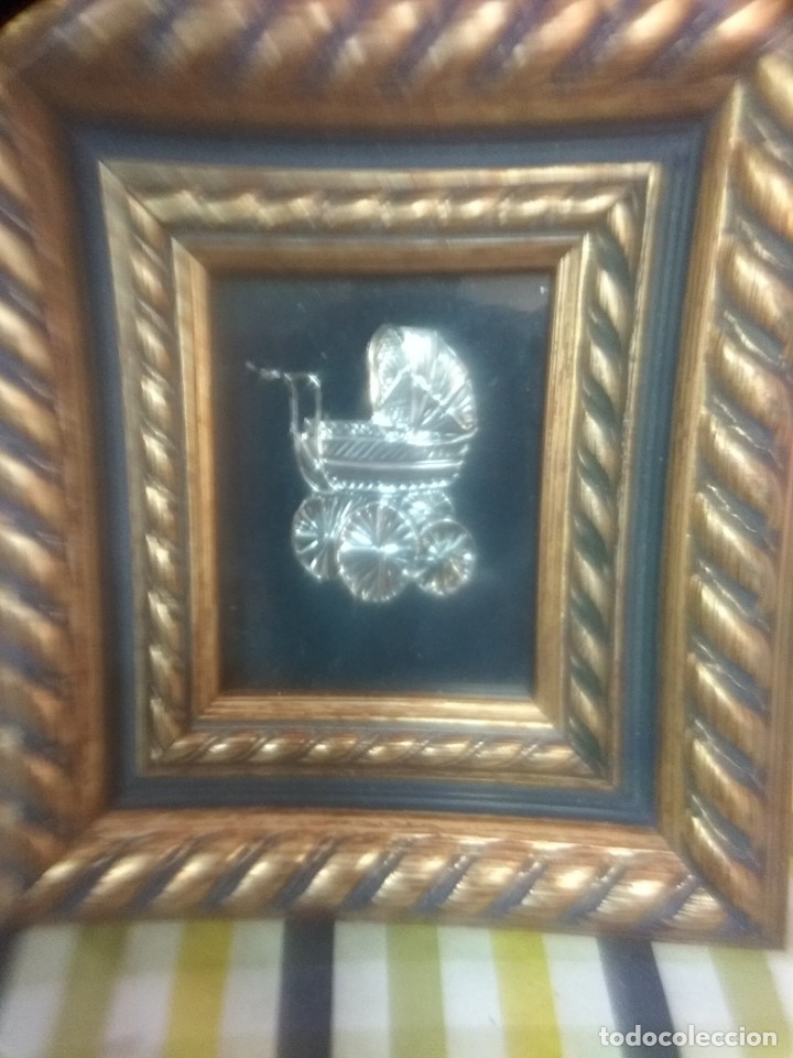 Antig&uuml;edades: Cuadro de plata - Foto 1