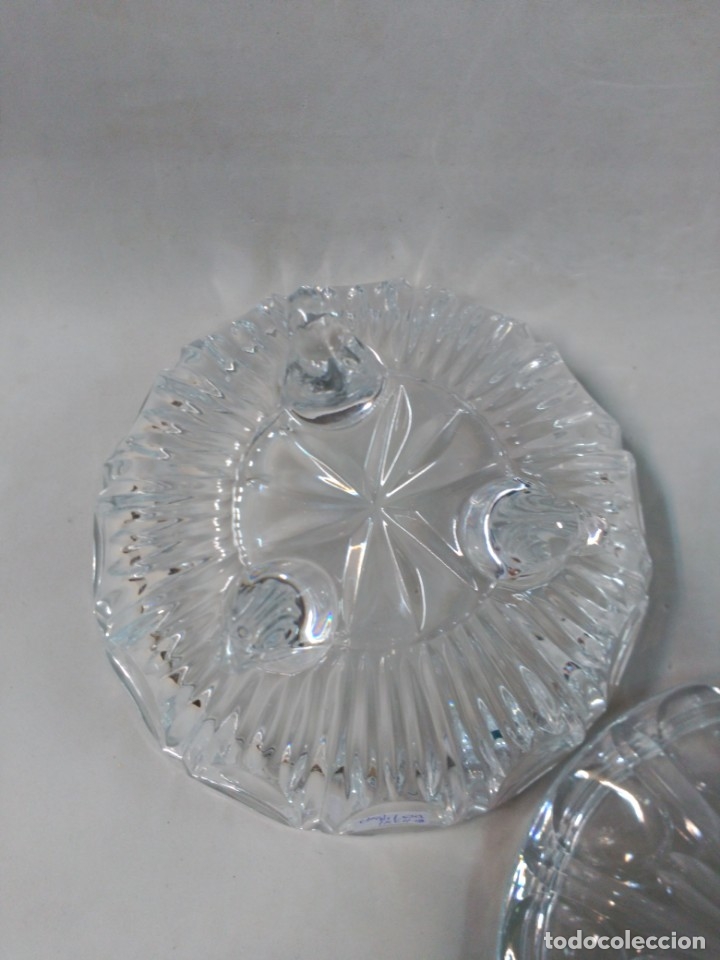 Antig&uuml;edades: BOMBONERA DE CRISTAL TALLADO - Foto 9