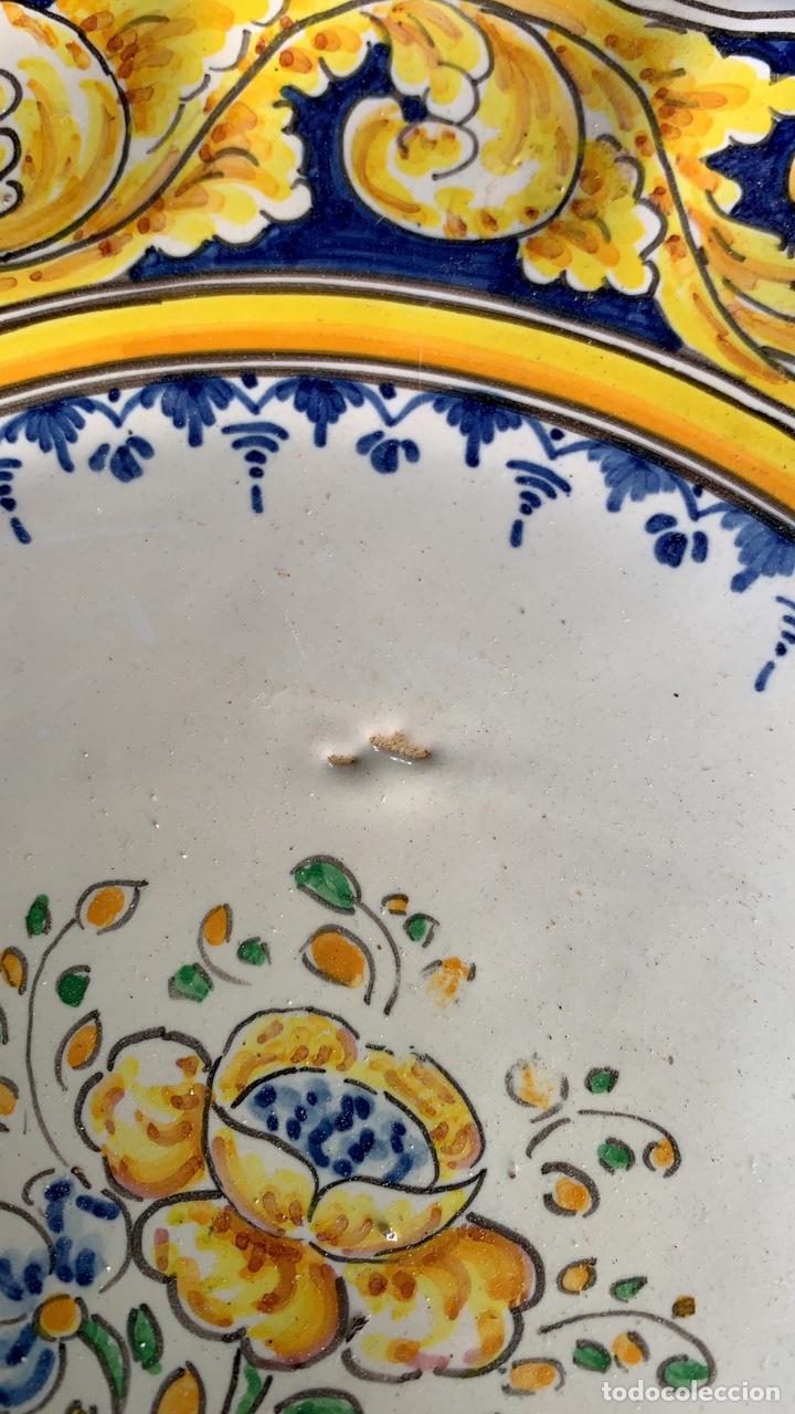 Antig&uuml;edades: Plato antiguo Talavera - Foto 3