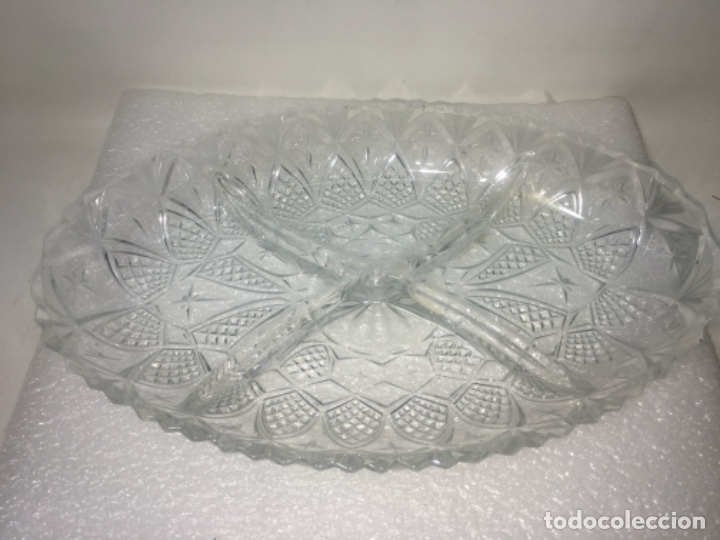 Antiques: Bandeja de Cristal Todas las medidas fotografiadas