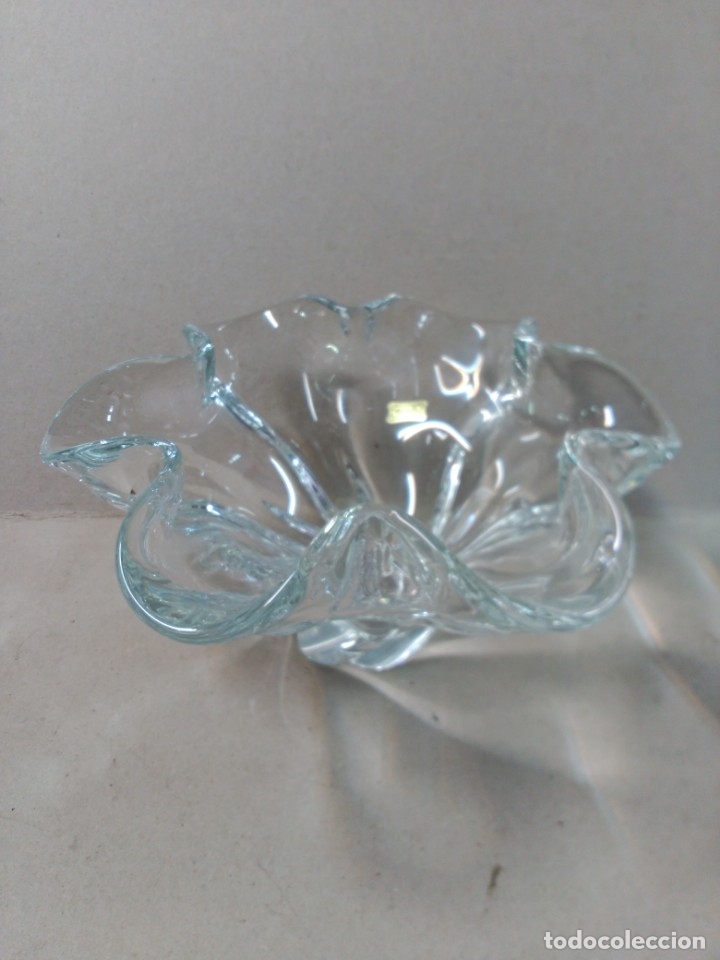 Antig&uuml;edades: FRUTERO DE CRISTAL CHECOSLOVACO - Foto 4