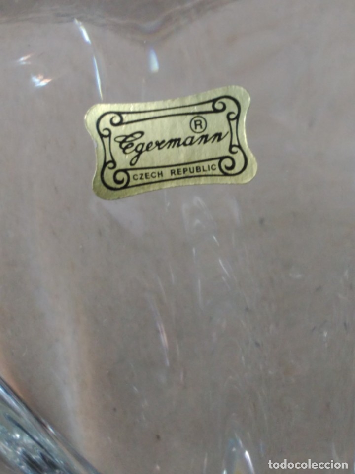 Antig&uuml;edades: FRUTERO DE CRISTAL CHECOSLOVACO - Foto 17
