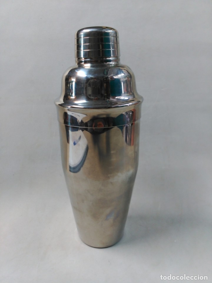 Antig&uuml;edades: COCTELERA DE METAL DAVIDOFF CIGARETTES - Foto 9