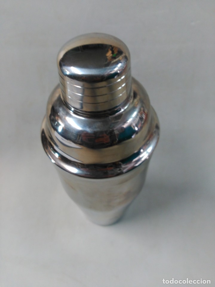 Antig&uuml;edades: COCTELERA DE METAL DAVIDOFF CIGARETTES - Foto 10