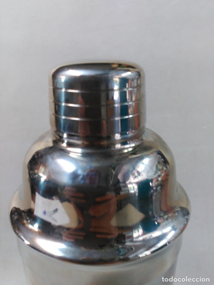 Antig&uuml;edades: COCTELERA DE METAL DAVIDOFF CIGARETTES - Foto 11