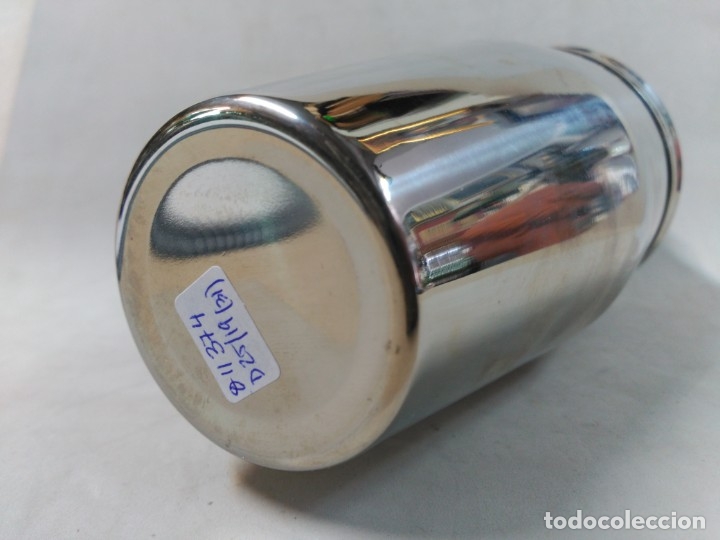 Antig&uuml;edades: COCTELERA DE METAL DAVIDOFF CIGARETTES - Foto 2