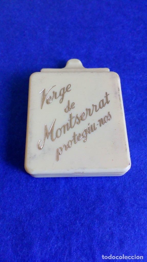 Oggetti Antichi: ANTIGUO ALTAR EN MINIATURA DE LA VIRGEN DE MONTSERRAT