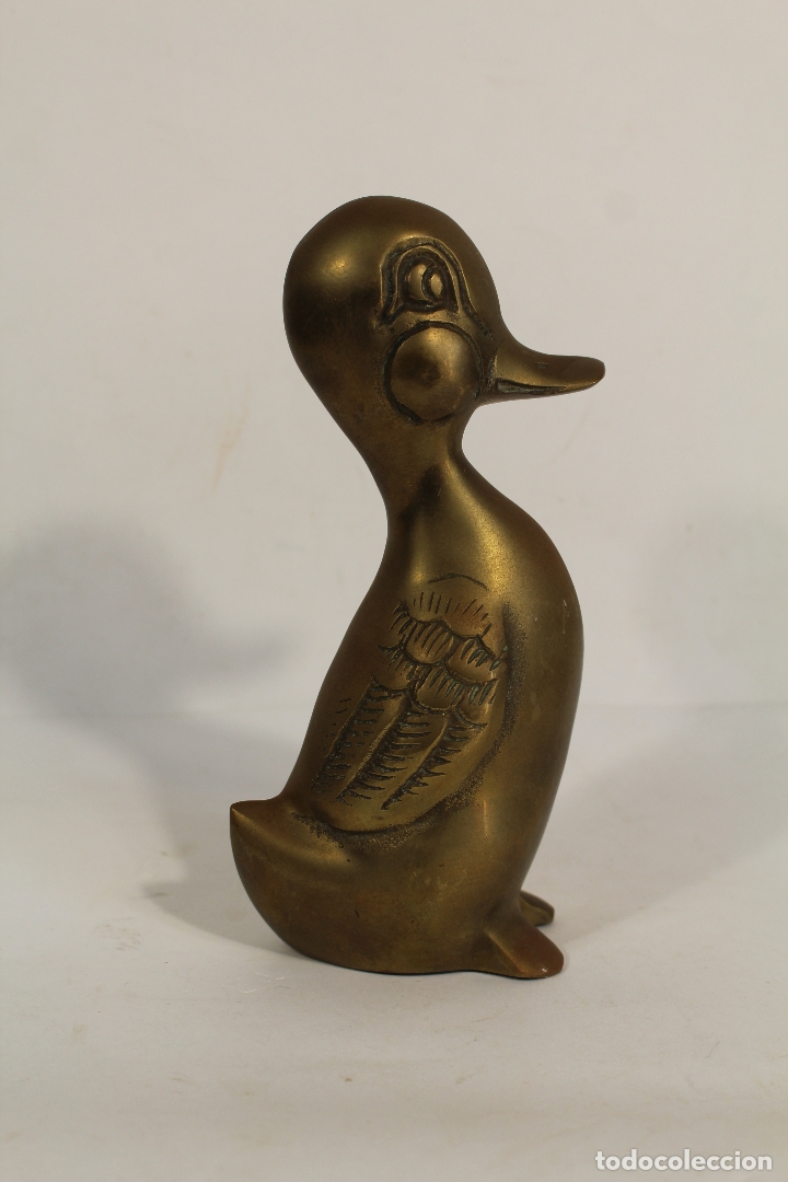 Antig&uuml;edades: figura pato bronce - Foto 1