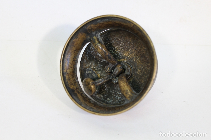 Antig&uuml;edades: timbre recepcionista en bronce - Foto 2