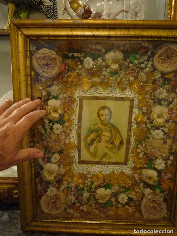 Antig&uuml;edades: Gran relicario s. XIX - Foto 9