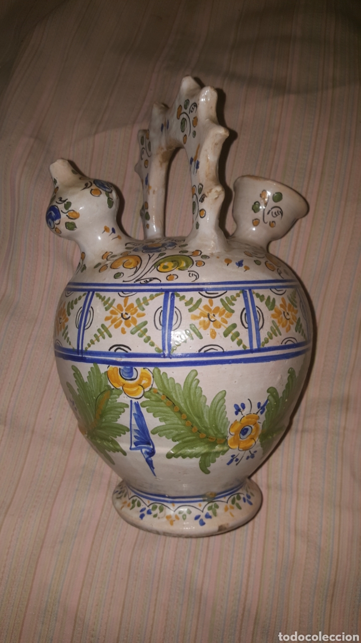 Antig&uuml;edades: botijo de Talavera SASO - Foto 1