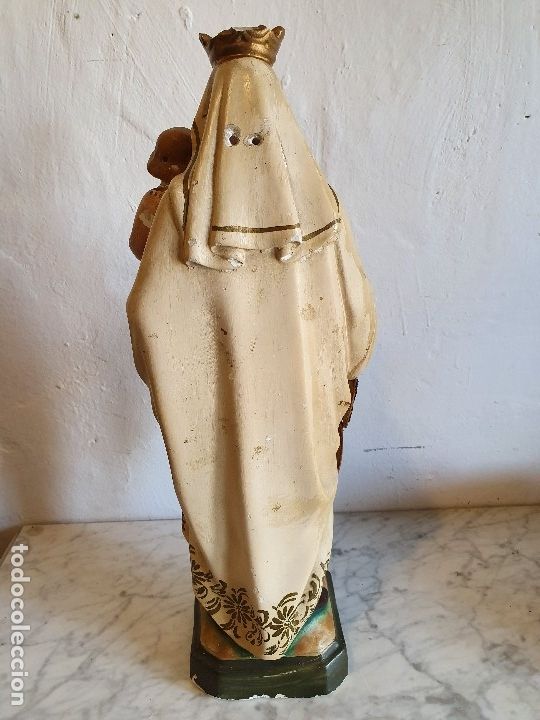 Antig&uuml;edades: VIRGEN DEL CARMEN EN TERRACOTA - Foto 5