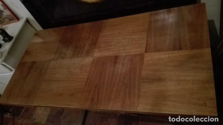 Antig&uuml;edades: Mesa vintage extensible y con manivela para que suba y baje - Foto 5