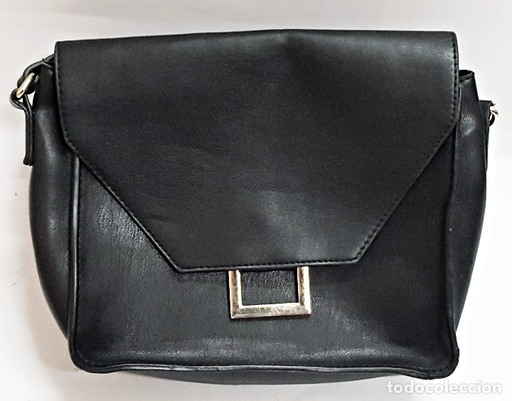 Antig&uuml;edades: Bolso antiguo negro de hombro Pull&not;Bear Since 1991. - Foto 5