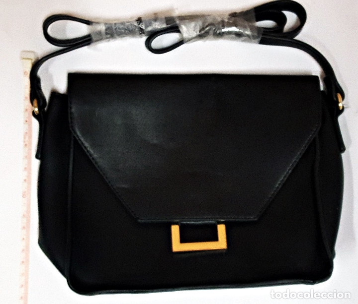 Antig&uuml;edades: Bolso antiguo negro de hombro Pull&not;Bear Since 1991. - Foto 7