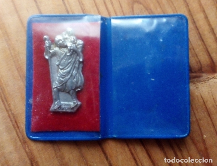 Antig&uuml;edades: PLACA DE SAN CRISTOBAL PARA BOLSO. - Foto 1