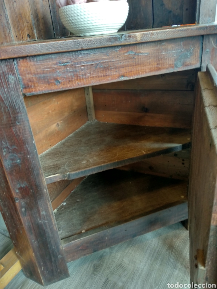 Antig&uuml;edades: Alacena vasca rinconera - Foto 5