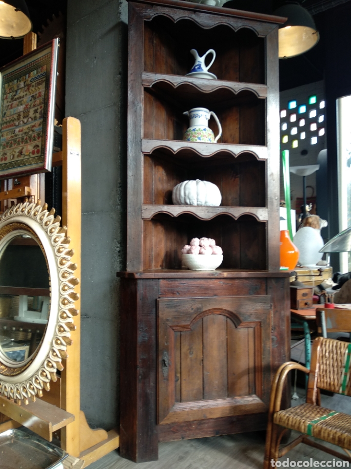 Antig&uuml;edades: Alacena vasca rinconera - Foto 1