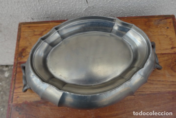 Antig&uuml;edades: Sopera centro de mesa en esta&ntilde;o SXIX - Foto 5