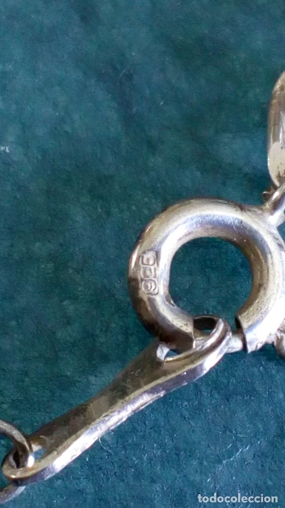 Antig&uuml;edades: CRUZ DE CARAVACA DE PLATA Y CADENA DE PLATA - Foto 9