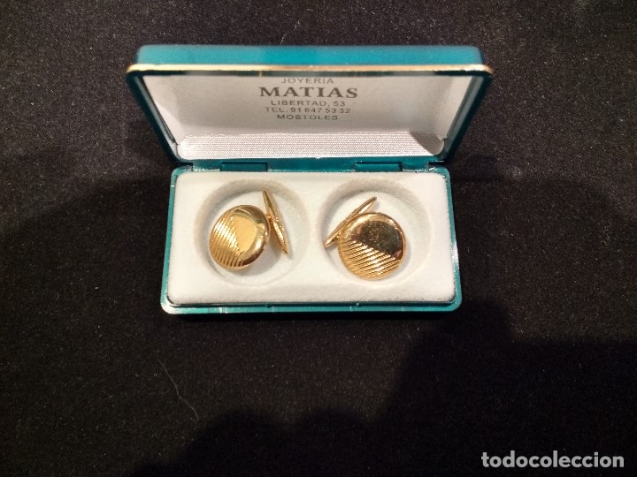 Antig&uuml;edades: GEMELOS ORO 18 KILATES. - Foto 2