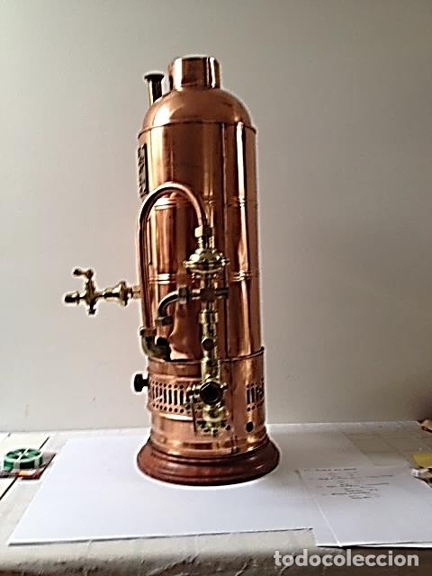 Antig&uuml;edades: CALENTADOR DE AGUA INGLES DE COLECCION
